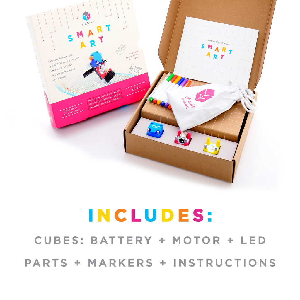 STEM Toy - Circuit Cubes Smart Art Kit